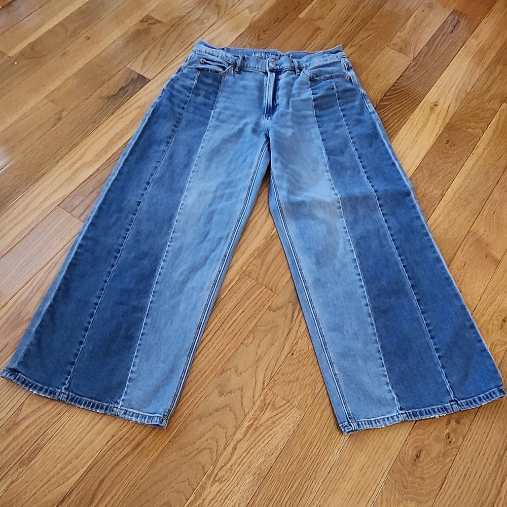 American Eagle Low-Rise Ultra Wide Leg Jeans